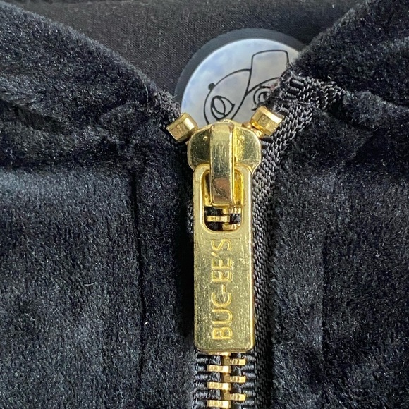 Buc-ee’s Zip Up Hoodie Jacket - Black & Leopard - Size Small Bucee - Picture 3 of 8